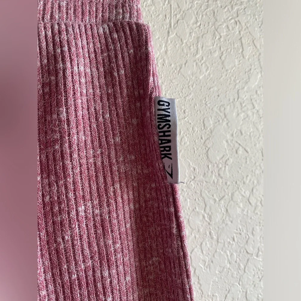 Gymshark Slounge Ribbed Jogger Leggings in Plum Marl ~ Small - Picture 4 of 7